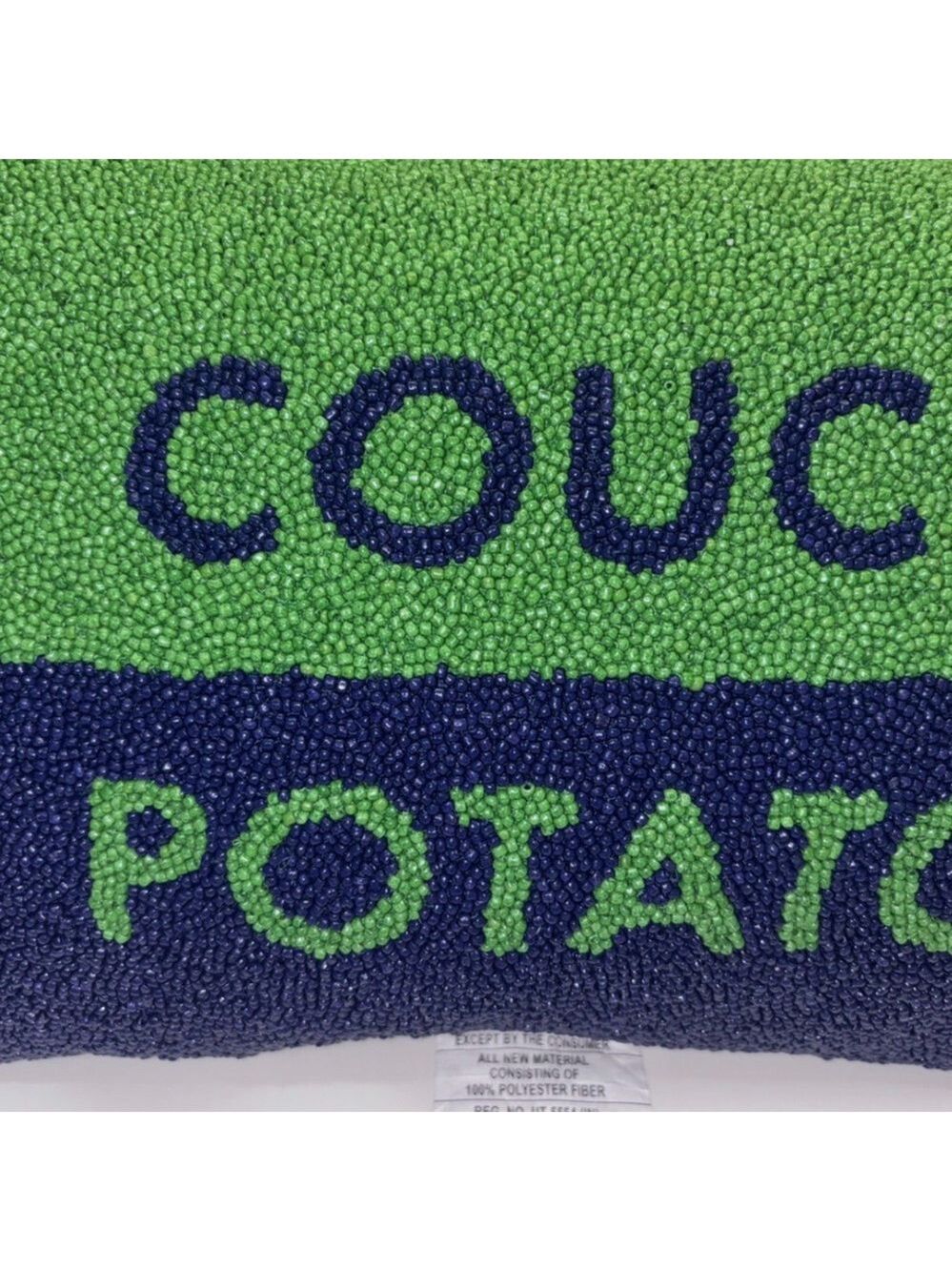 NWT KSNY Green and Blue Couch Potato Pillow - Picture 6 of 6